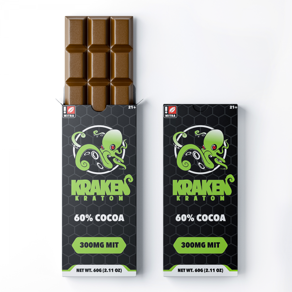 Kraken Kratom 60% Cocoa Chocolate Bar