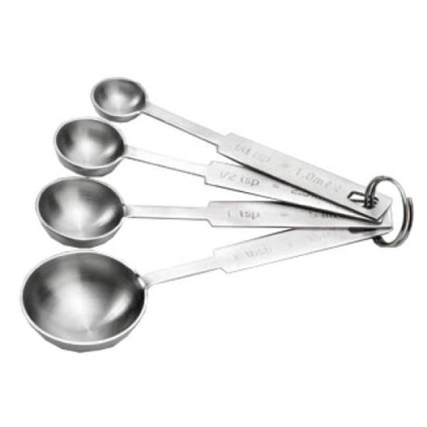 Stainless Steel Measuring Spoon - 4 Piece Set