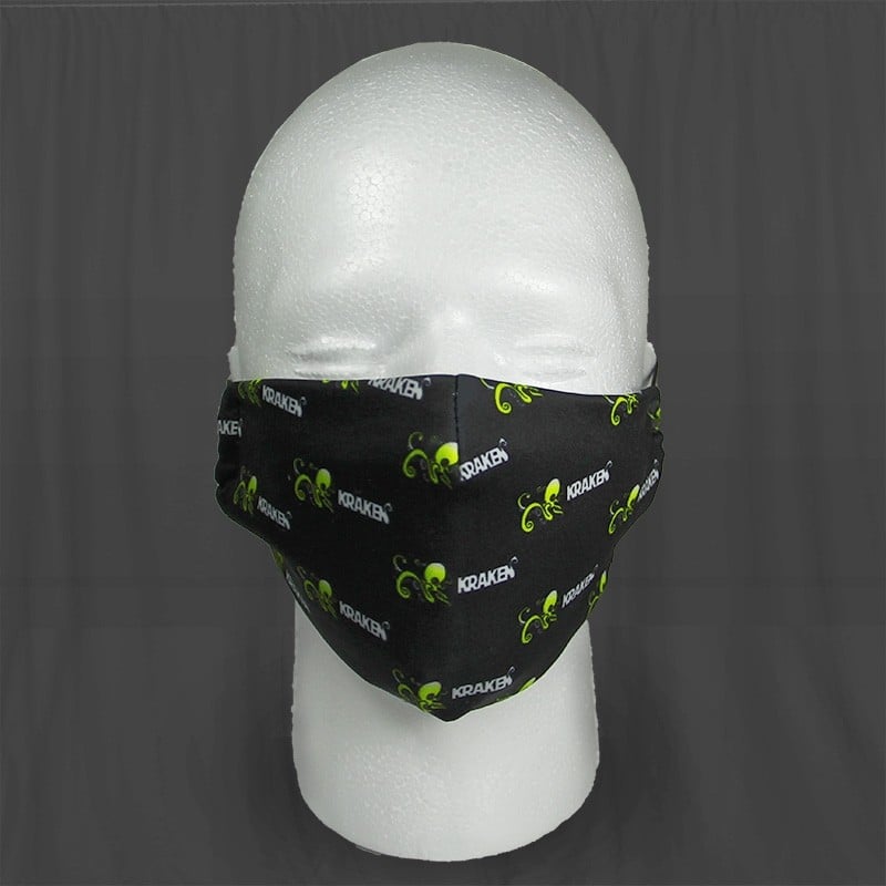 Adjustable Kraken Cotton Face Mask v2! Now with TWO filters!