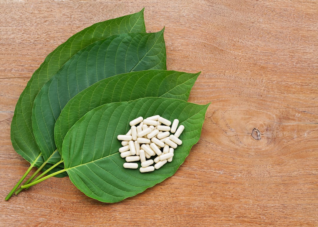 kratom capsules.